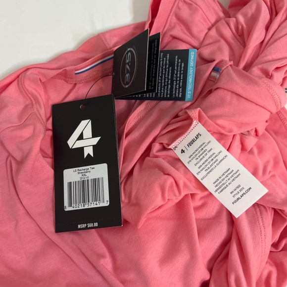 NWT FOURLAPS STRAWBERRY LS RECHARGE TEE - Picture 4 of 4
